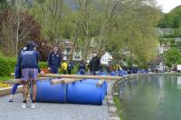 idee fr sommer teamevent Flossbau Flossfahrt