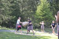 spass beim ausflug mit firma gruppe team